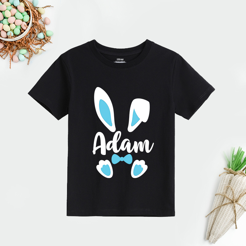 Personalized Kids Bunny Summer T-Shirt| Cloth1412