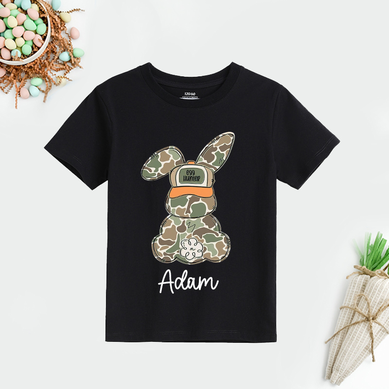Personalized Kids Bunny Summer T-Shirt| Cloth1415