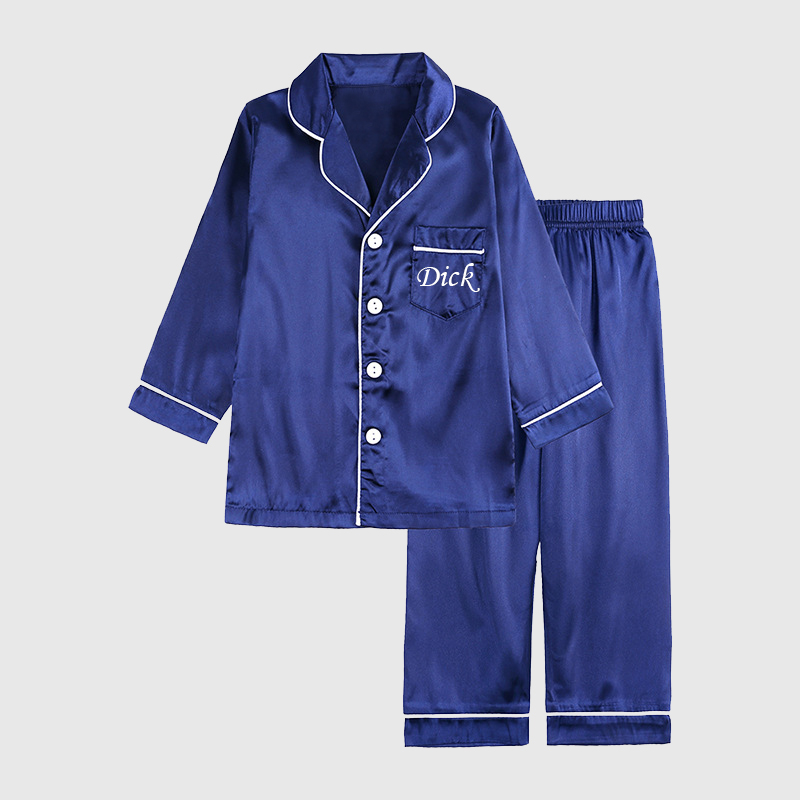 Personalized Kids Silk Pajamas| Cloth74