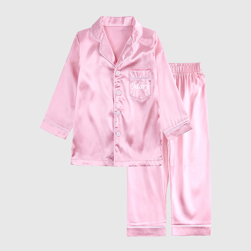 Personalized Kids Silk Pajamas| Cloth74