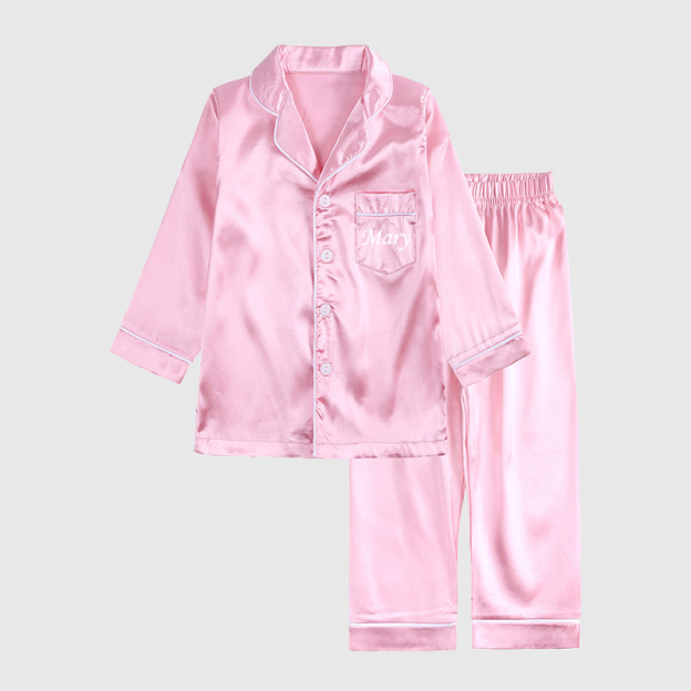 Personalized Kids Silk Pajamas| Cloth74