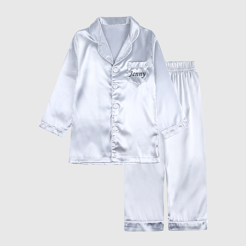 Personalized Kids Silk Pajamas| Cloth74
