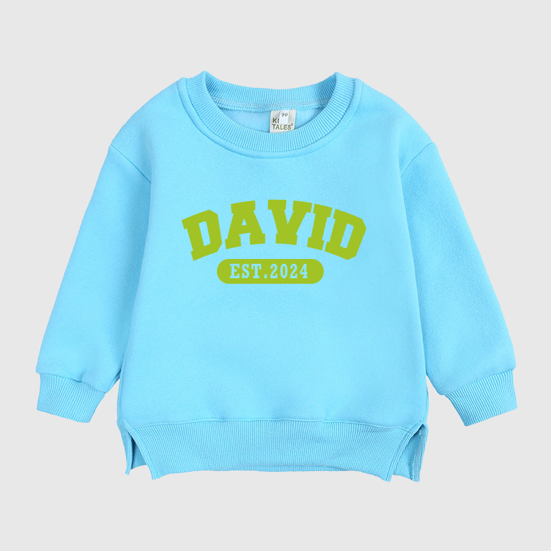Personalized Kids Name Sweatshirt| Cloth1501