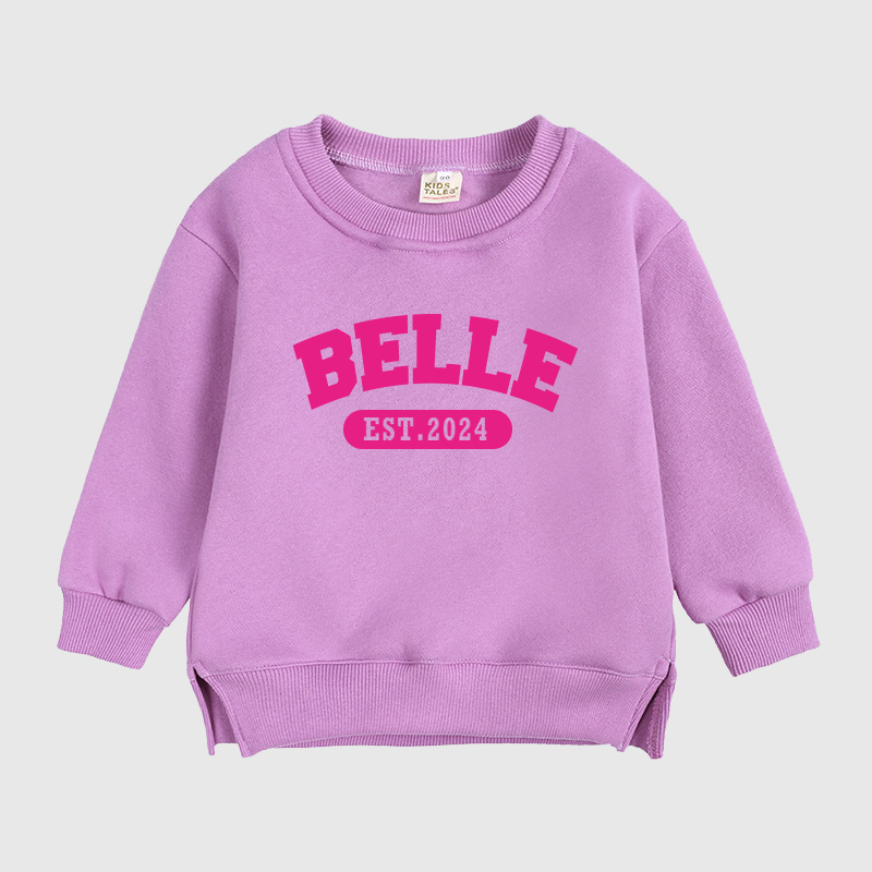 Personalized Kids Name Sweatshirt| Cloth1501