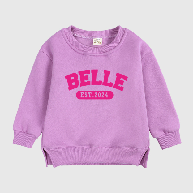 Personalized Kids Name Sweatshirt| Cloth1501