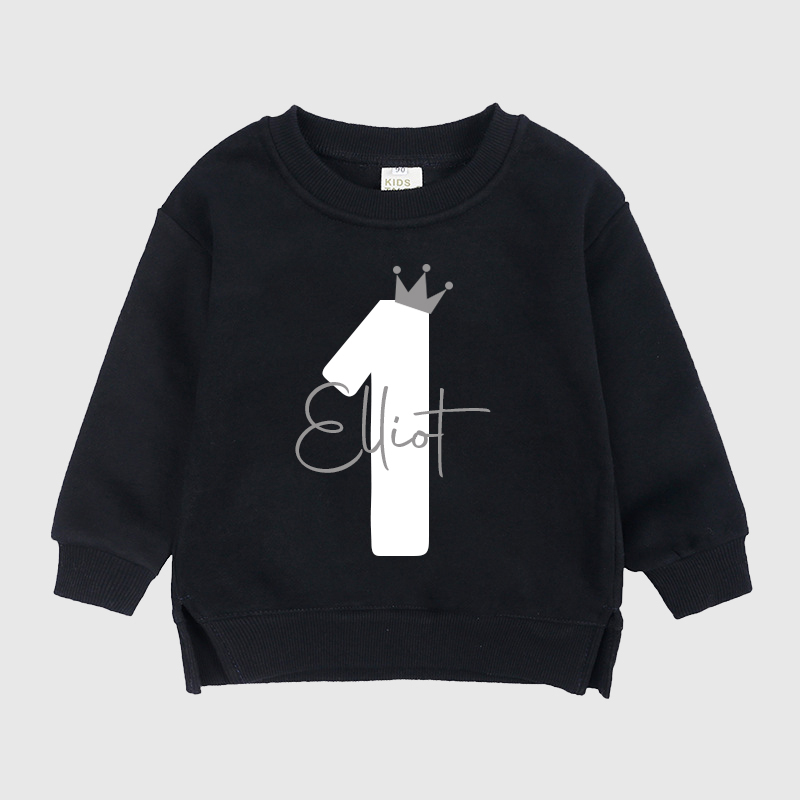 Personalized Kids Name Age Sweatshirt| Cloth1502