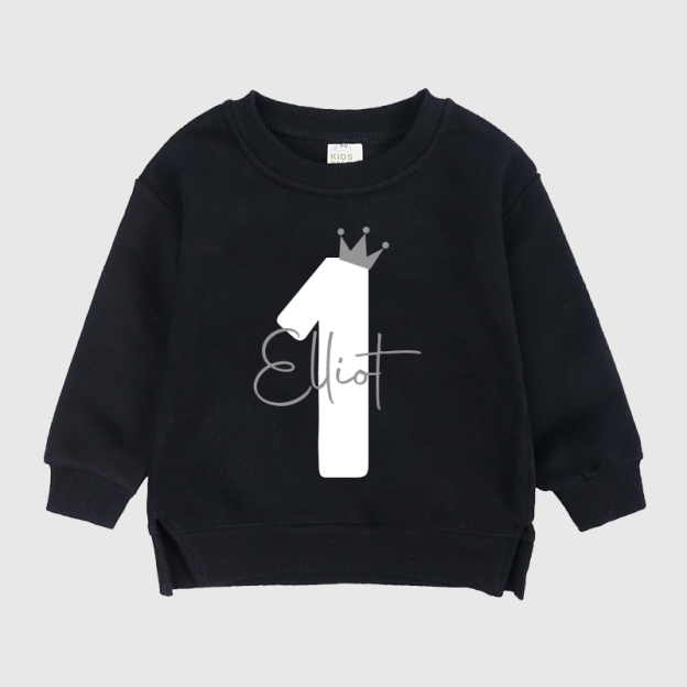 Personalized Kids Name Age Sweatshirt| Cloth1502