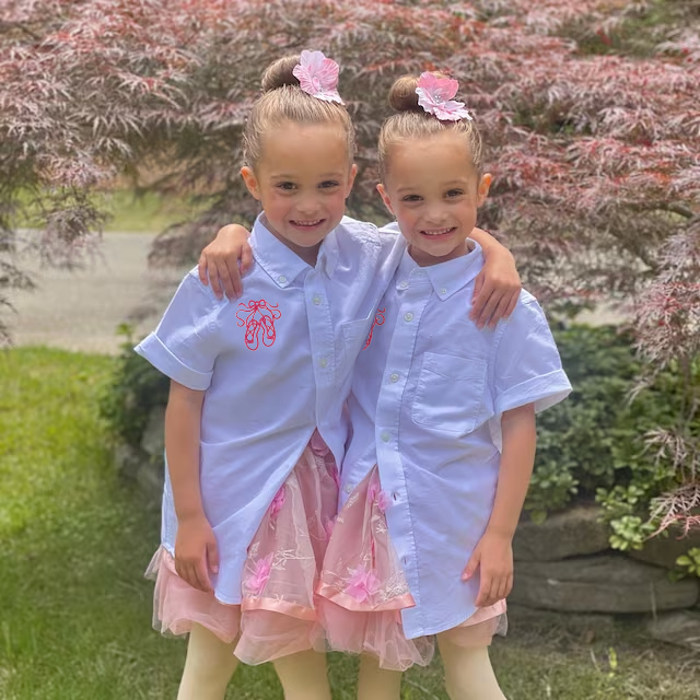 Personalized Girls Embroidered Dance Cover Up Shirt| Cloth138