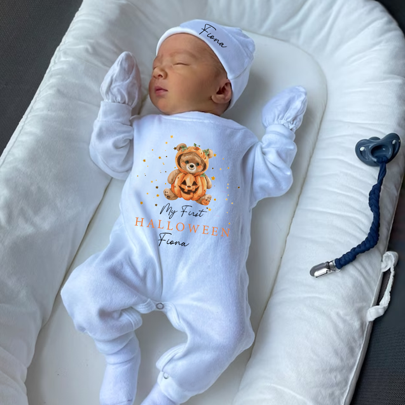 Personalized Baby First Halloween Outfit| BBCloth1206