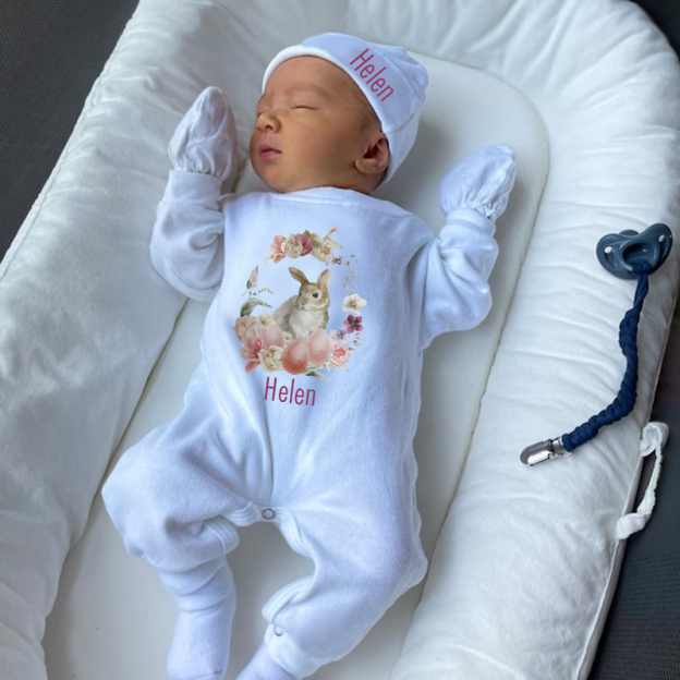 Personalized Baby Easter Outfit| BBCloth1217