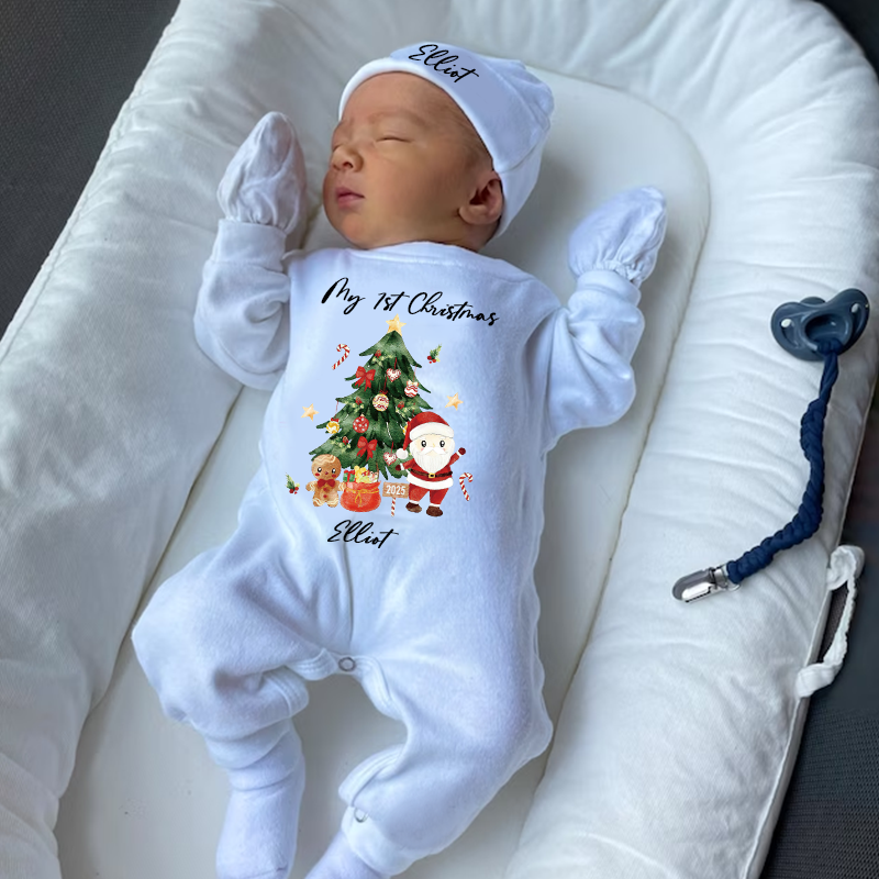 Personalized Baby My First Christmas Santa Outfit| BBcloth1222