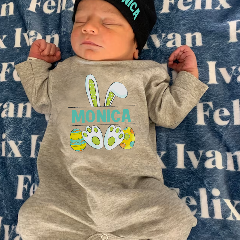 Personalized Baby Color Easter Going Home Sets| BBCloth19