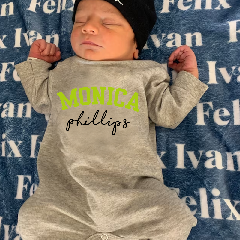 Personalized Baby With Hat Cozy Going Home Sets| BBCloth65