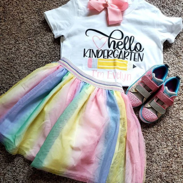 Personalized Kids First Day Of School T-Shirt| Cloth167