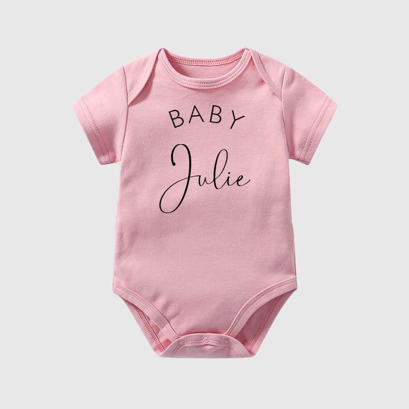 Personalized Baby Name Cozy Onesie| BBCloth14