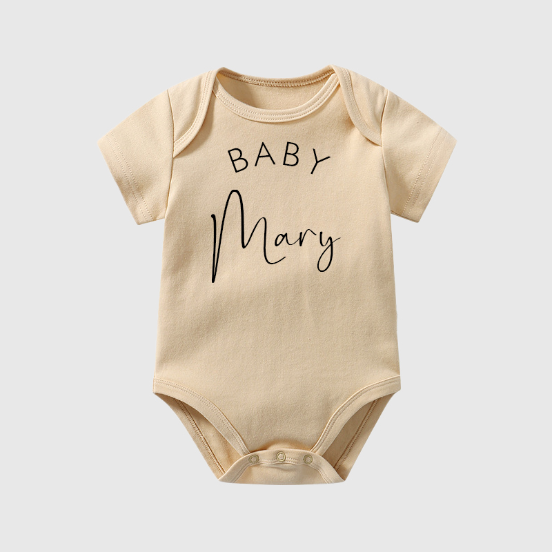 Personalized Baby Name Cozy Onesie| BBCloth14