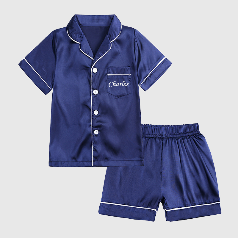 Personalized Kids Silk Pajamas| Cloth74