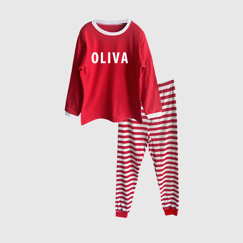 Personalized Kids Christmas Pajamas Set| Cloth24