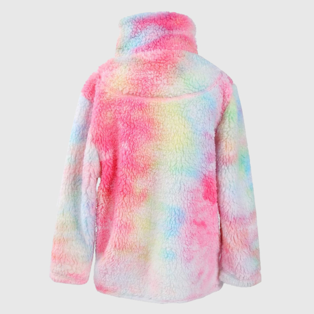 Personalized Mom & Me Tie Dye Monogram Matching Pullover Jacket| Cloth90