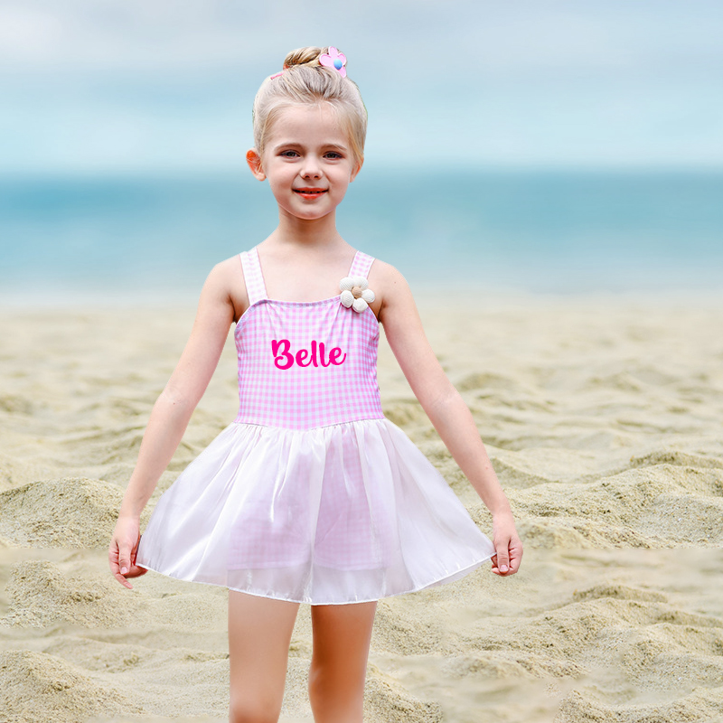 Personalized Girls One Piece Swimsuit| Swimsuit02