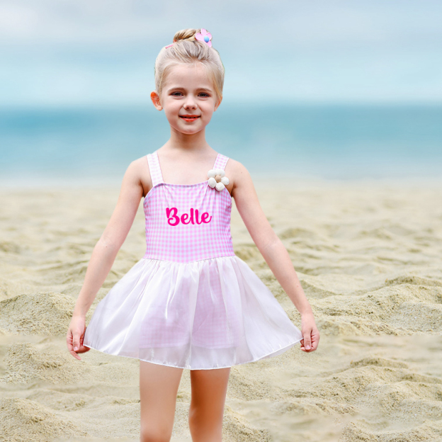Personalized Girls One Piece Swimsuit| Swimsuit02