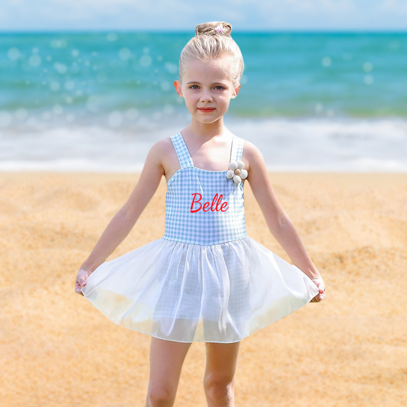 Personalized Girls One Piece Swimsuit| Swimsuit02