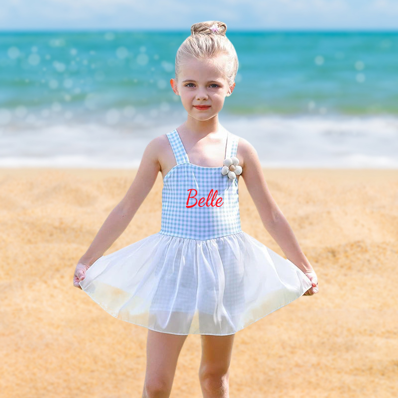 Personalized Girls One Piece Swimsuit| Swimsuit02