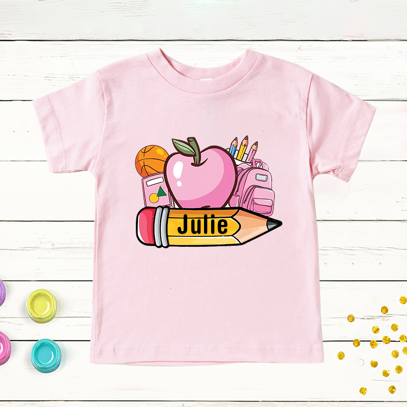 Personalized Kids Back To Schoo T-Shirt| Cloth176