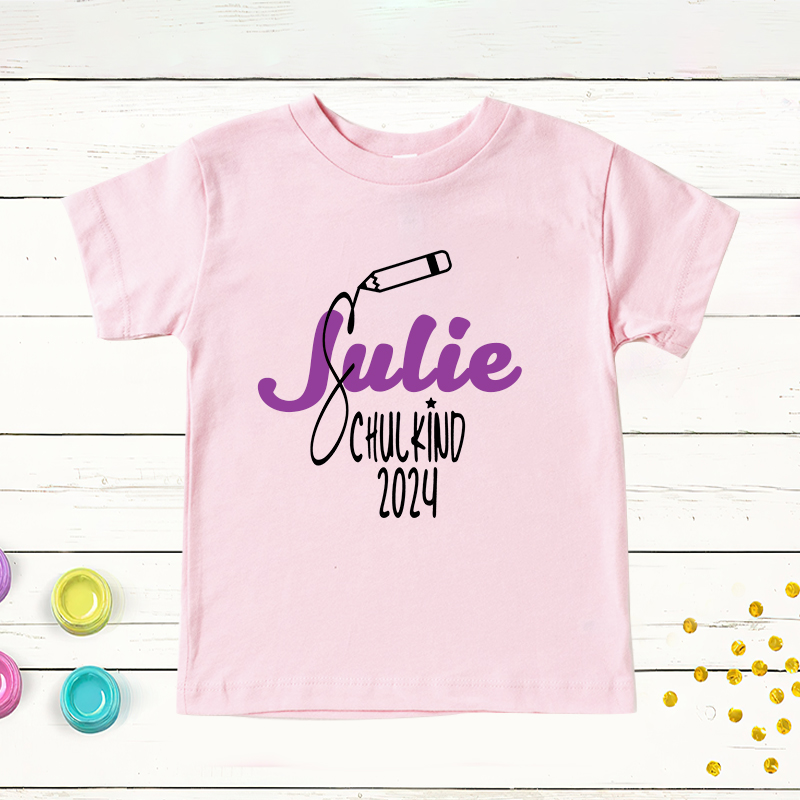 Personalized Kids 2024 Starting School  T-Shirt| Cloth184