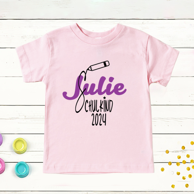 Personalized Kids 2024 Starting School  T-Shirt| Cloth184