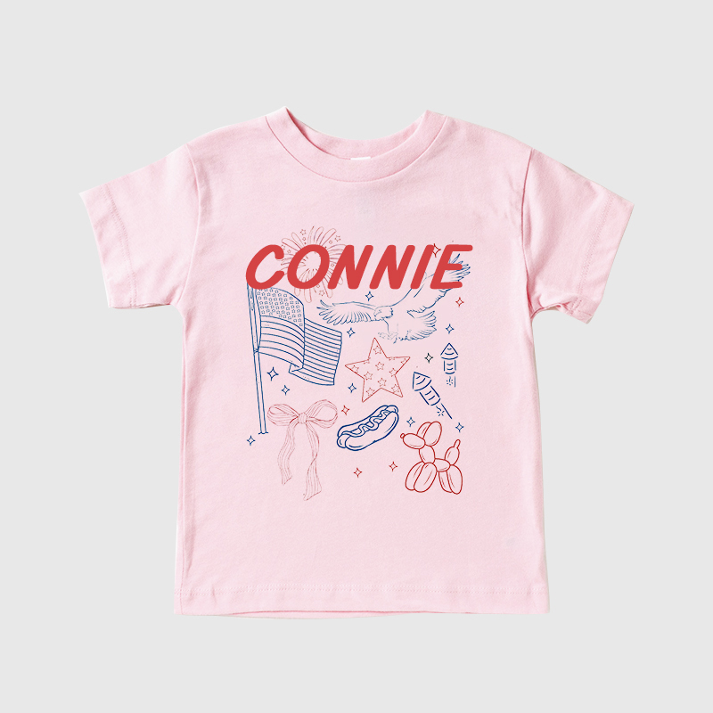 Personalized Kid 4th Of July Independence T-Shirt| Cloth1458