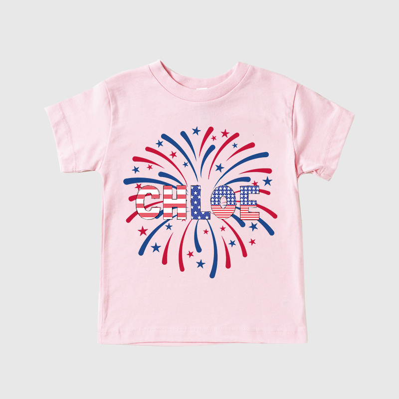 Personalized Kid 4th Of July Independence T-Shirt| Cloth1460