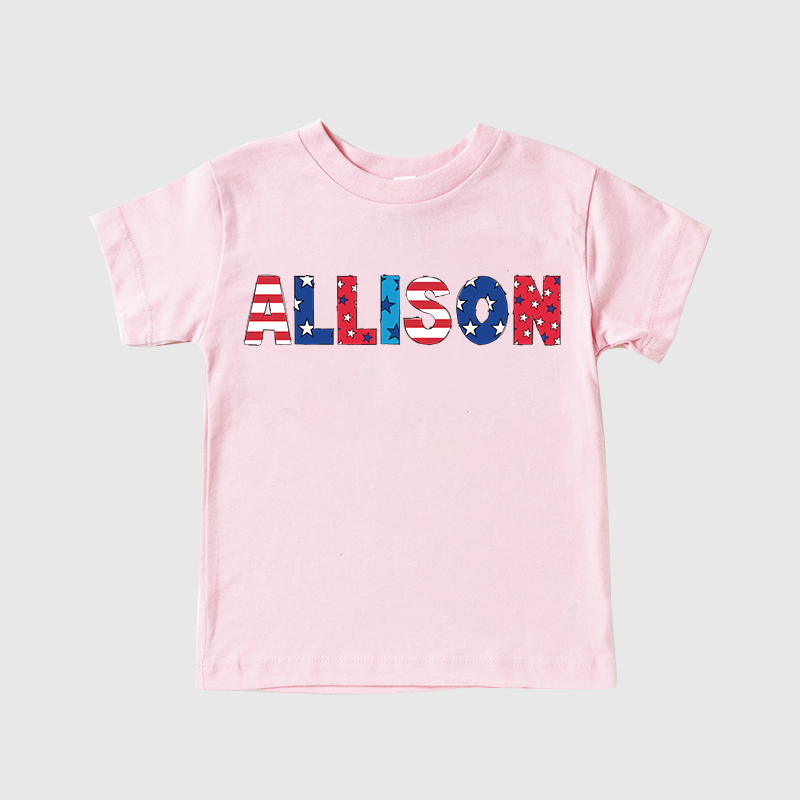 Personalized Kid 4th Of July Independence T-Shirt| Cloth1462