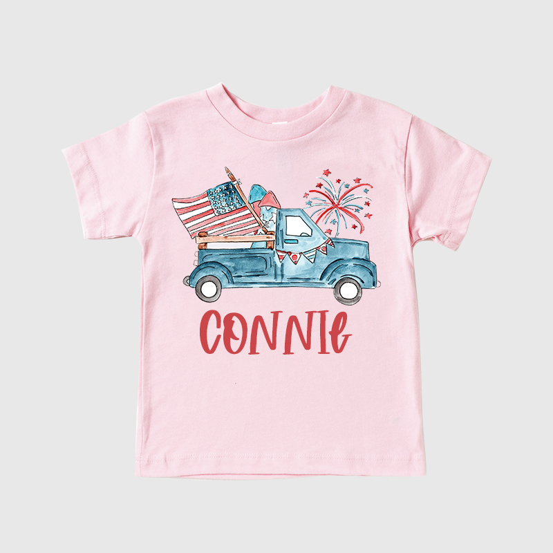 Personalized Kid 4th Of July Independence T-Shirt| Cloth1465