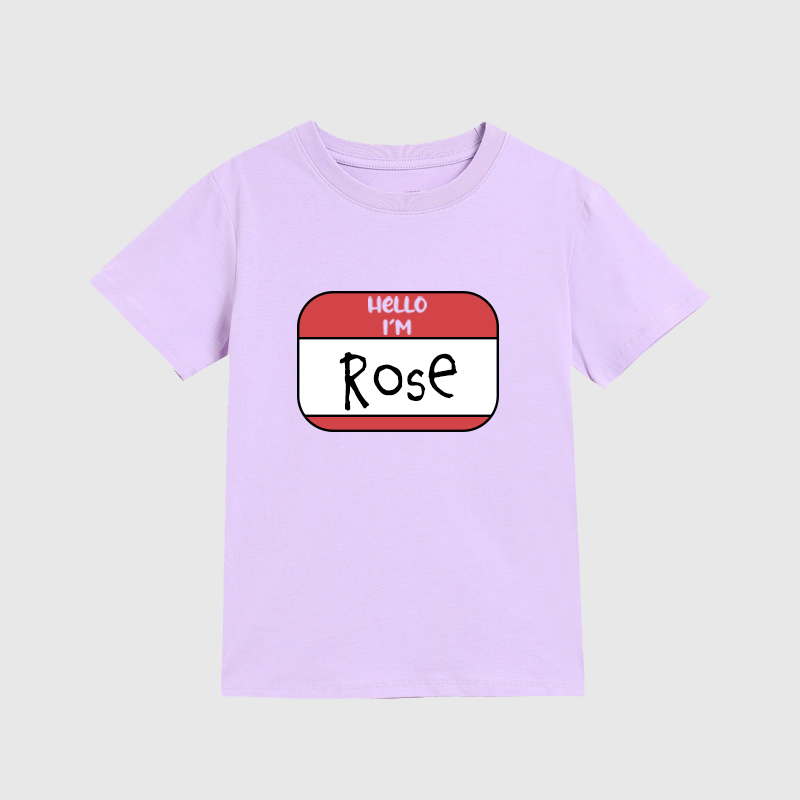 Personalized Kids Alphabet School T-Shirt| Cloth170