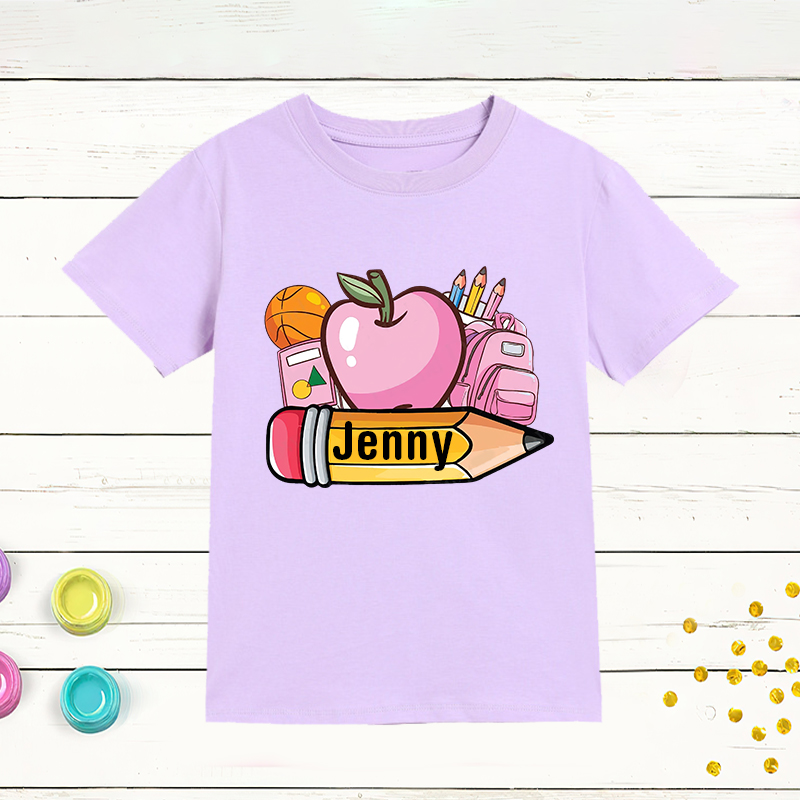 Personalized Kids Back To Schoo T-Shirt| Cloth176