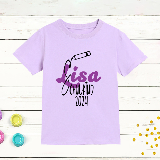 Personalized Kids 2024 Starting School  T-Shirt| Cloth184