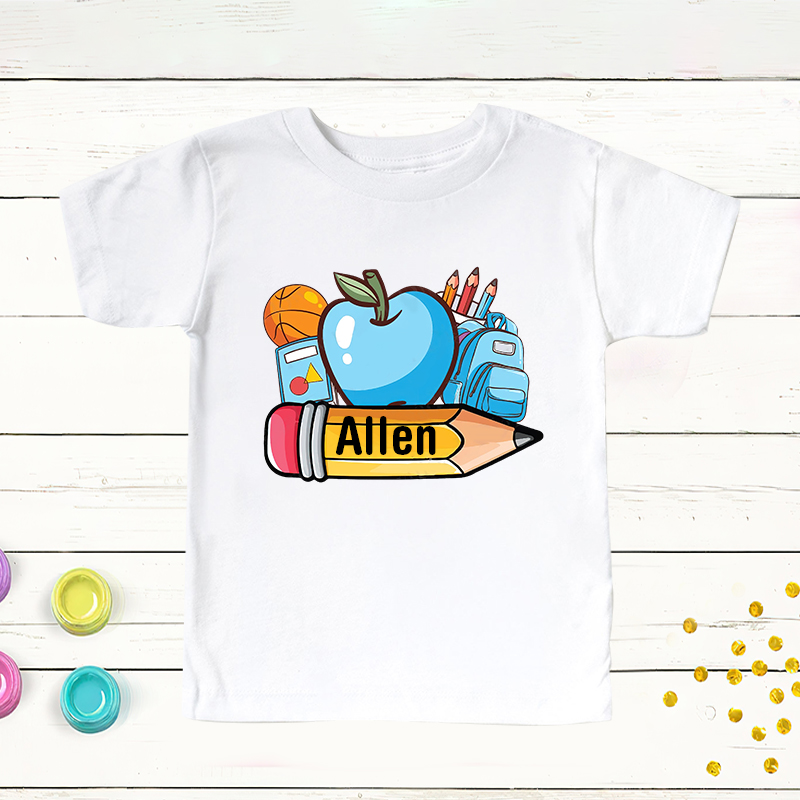 Personalized Kids Back To Schoo T-Shirt| Cloth176