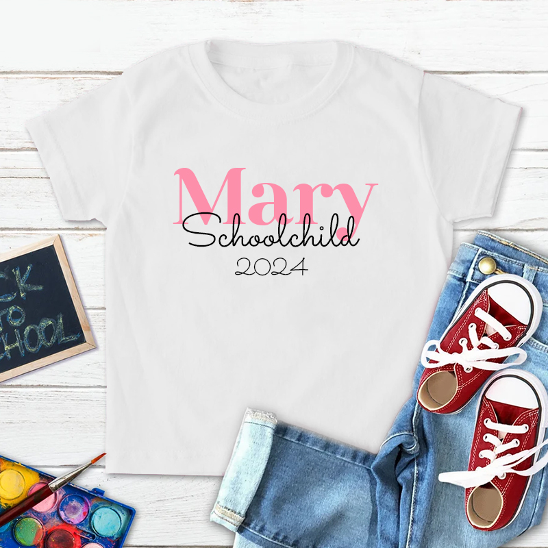 Personalized Kids School child T-Shirt| Cloth1406