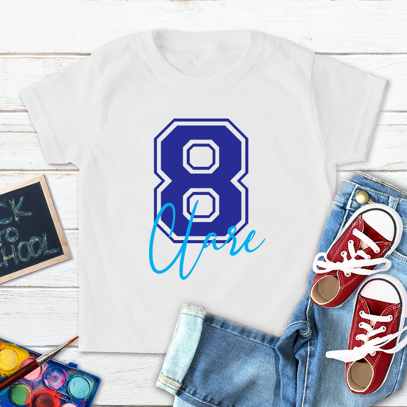 Personalised Kid Birthday Unisex T-Shirt| Cloth1409