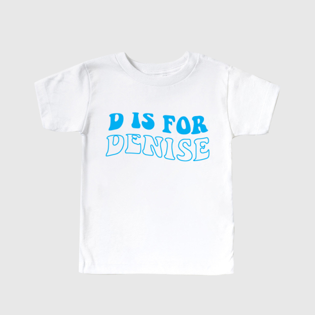 Personalized Kids N is for Name Retro T-Shirt| Cloth168