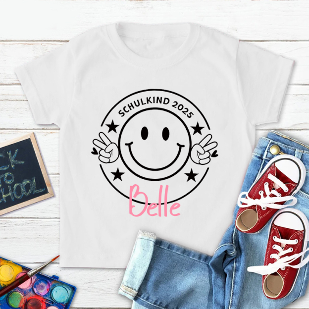 Personalized Kids Back To School Name T-Shirt| Cloth1479