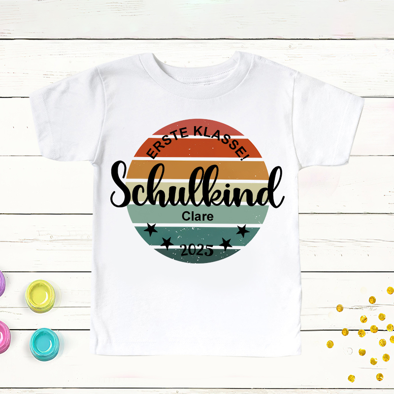 Personalized Kids Back To School T-Shirt| Cloth1484