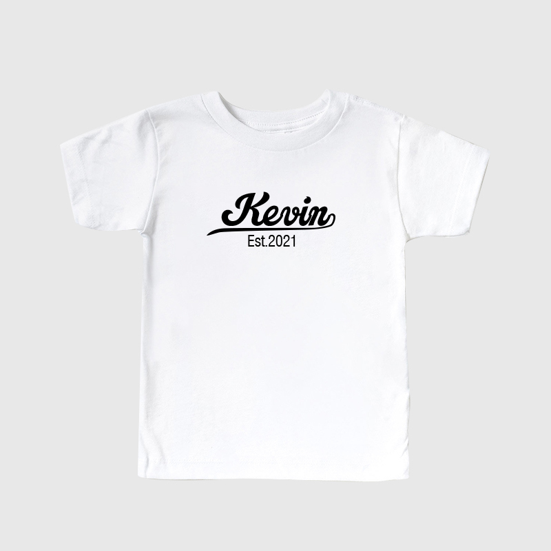 Personalised Daddy and Baby Matching T-shirt| | Match01