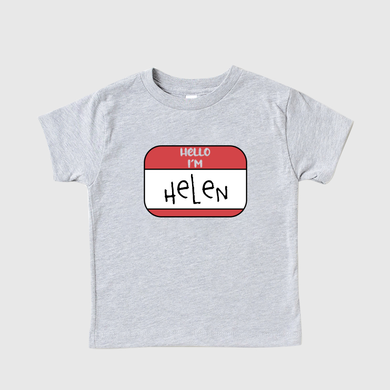 Personalized Kids Alphabet School T-Shirt| Cloth170