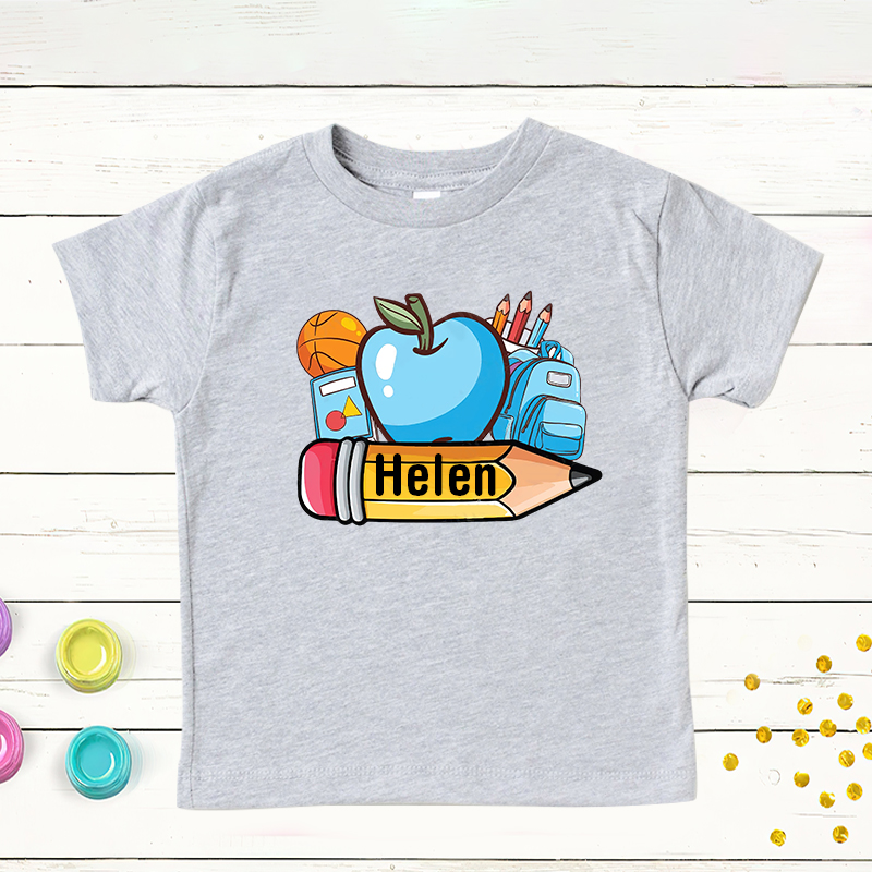 Personalized Kids Back To Schoo T-Shirt| Cloth176