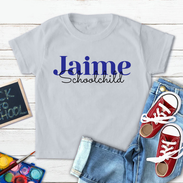 Personalized Kids School child T-Shirt| Cloth1406