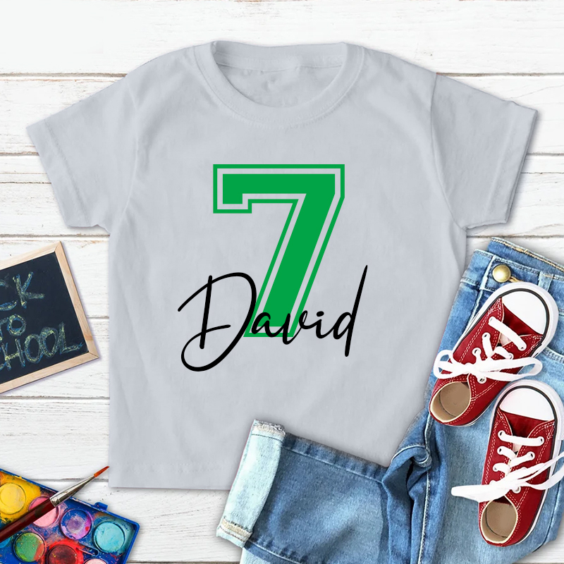 Personalised Kid Birthday Unisex T-Shirt| Cloth1409