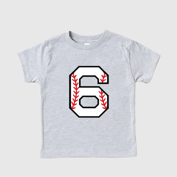 Personalized Kids Baseball Numbers T-Shirts| Cloth149