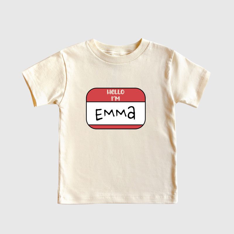Personalized Kids Alphabet School T-Shirt| Cloth170